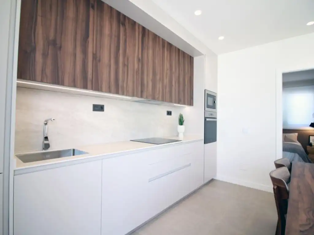 Cocina de Casa o chalet en venta en Pilar de la Horadada con Aire acondicionado, Jardín privado y Piscina