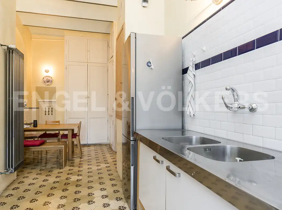Küche von Haus oder Chalet zum Verkauf in Barcelona mit Heizung, Terrasse und Abstellraum