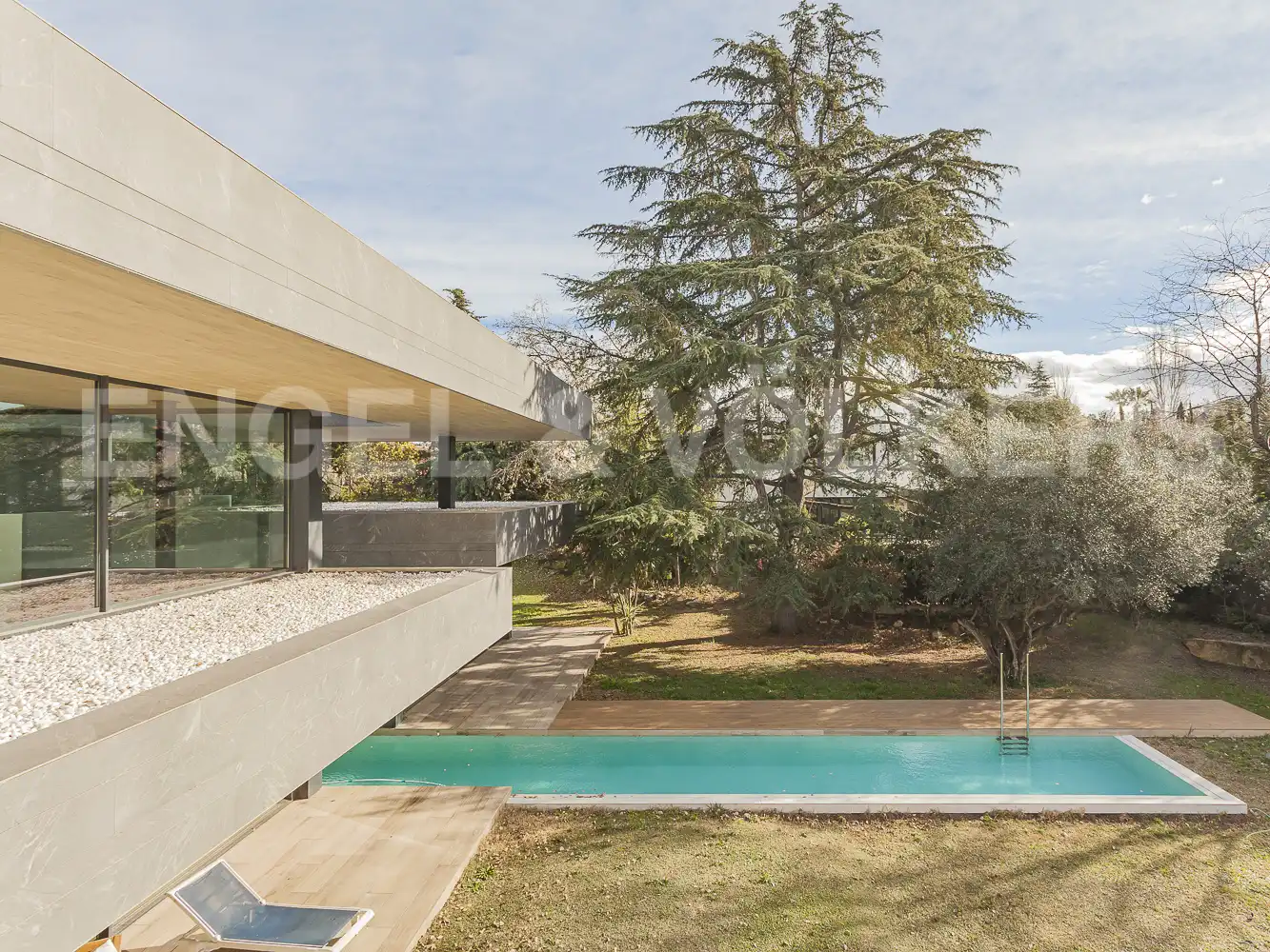Piscina de Casa o xalet de lloguer en Sant Cugat del Vallès amb Aire condicionat, Calefacció i Jardí privat