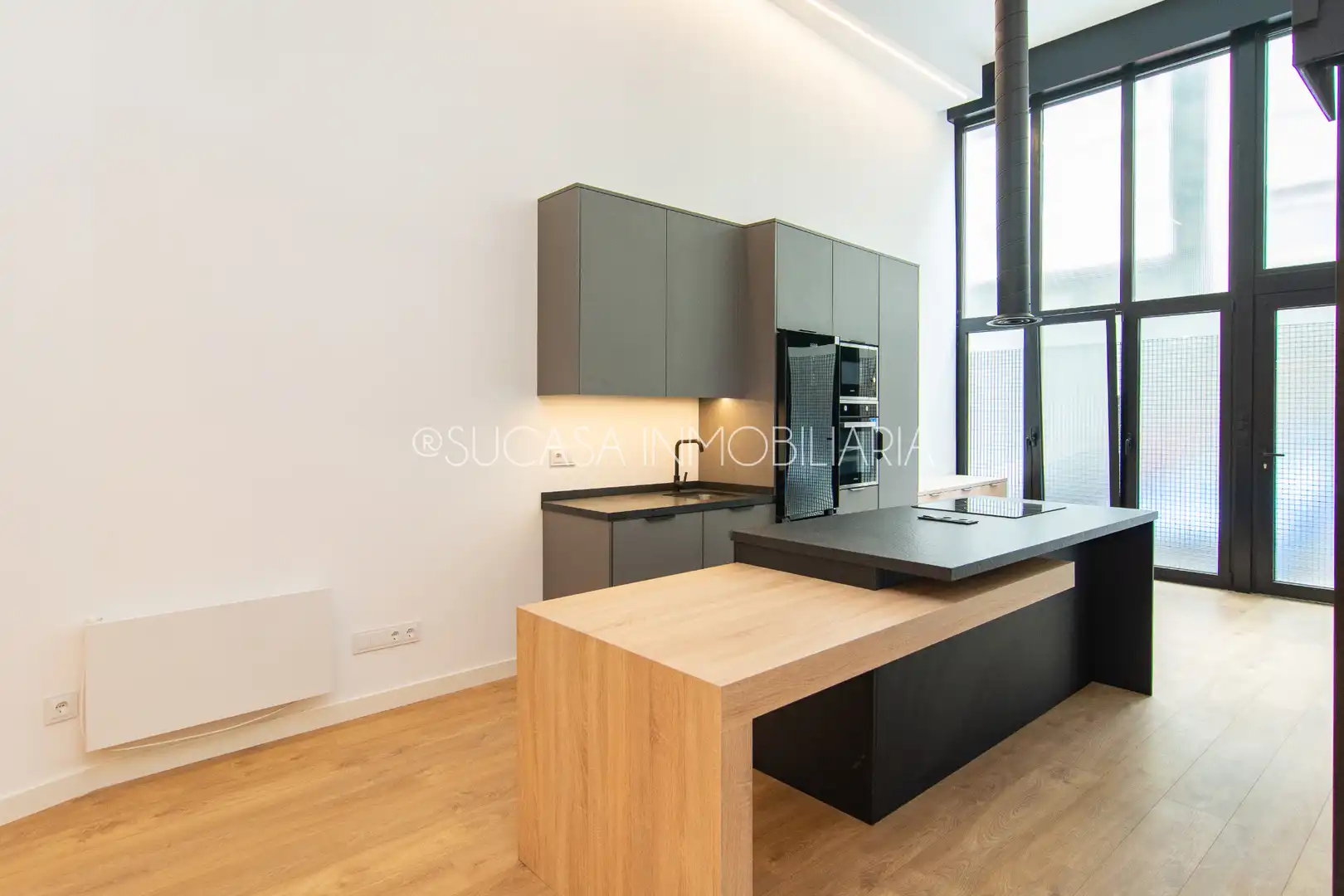 Kitchen of Lofts for rent in A Coruña Capital   with Heating, Parquet flooring and Oven