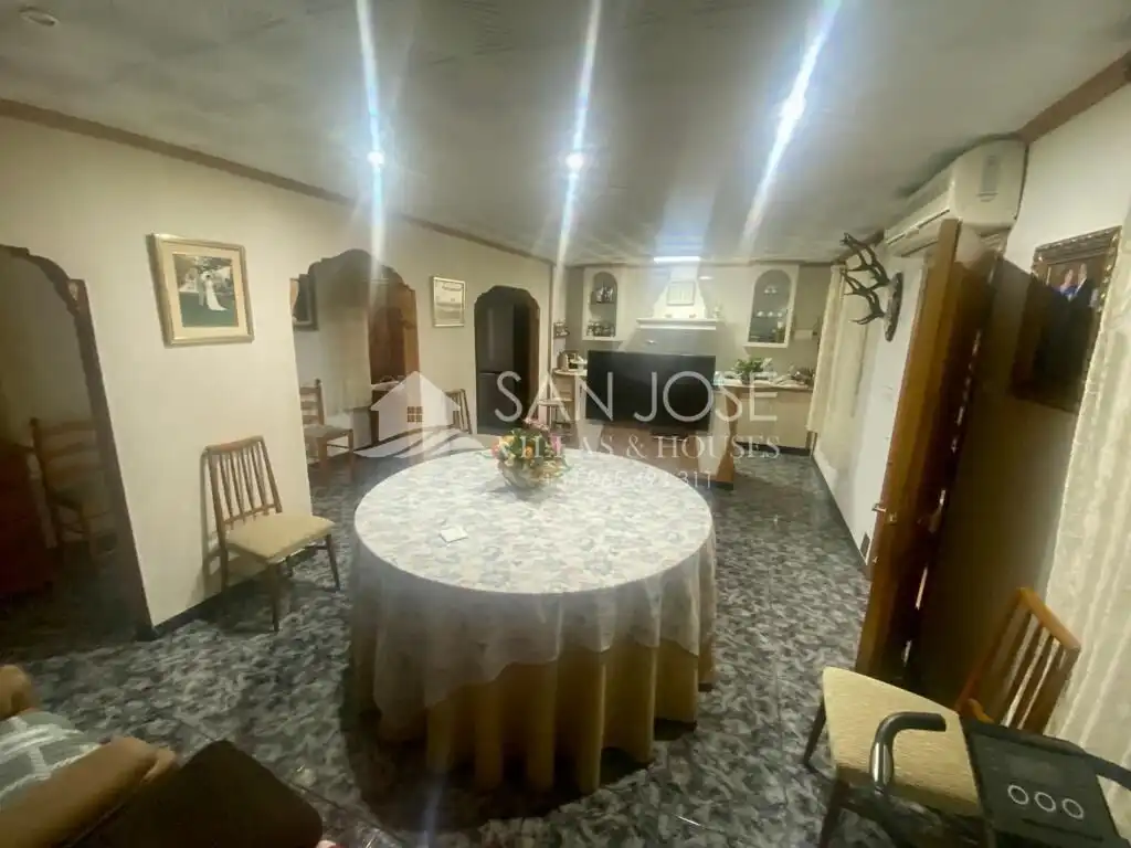 Dining room of Houses for sale in San Vicente del Raspeig / Sant Vicent del Raspeig  with Air Conditioner, Private garden and Terrace