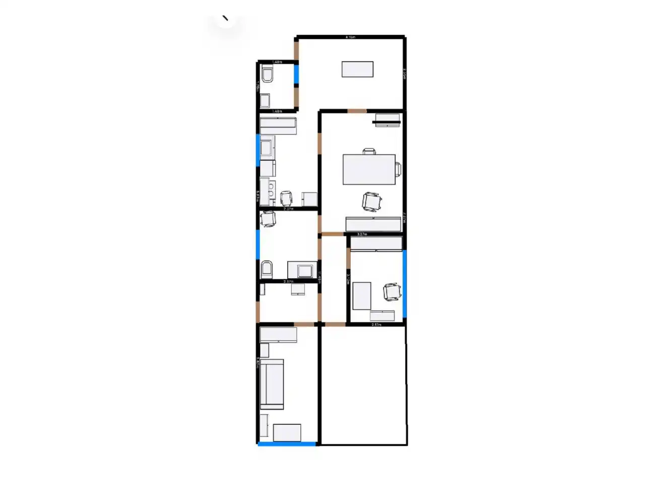 Piso en venta en Badalona con Aire acondicionado, Jardín privado y Terraza