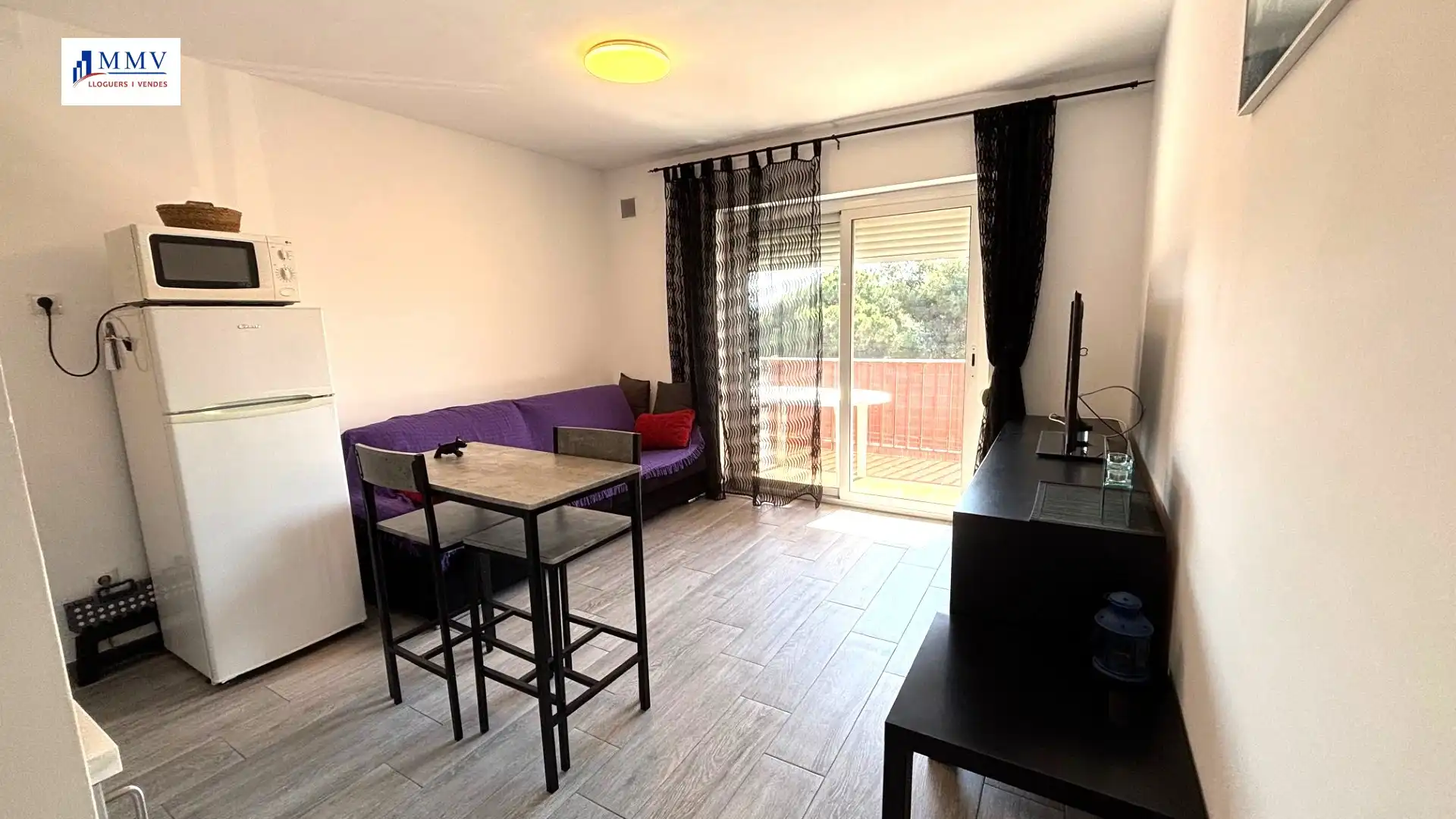 Sala d'estar de Apartament en venda en Lloret de Mar amb Terrassa, Moblat i Rentadora