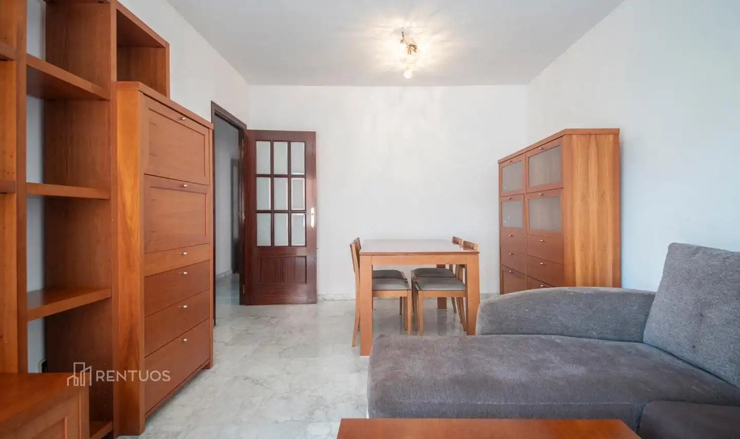 Wohnzimmer von Wohnung zur Miete in Sant Joan Despí mit Parkett, Abstellraum und Möbliert