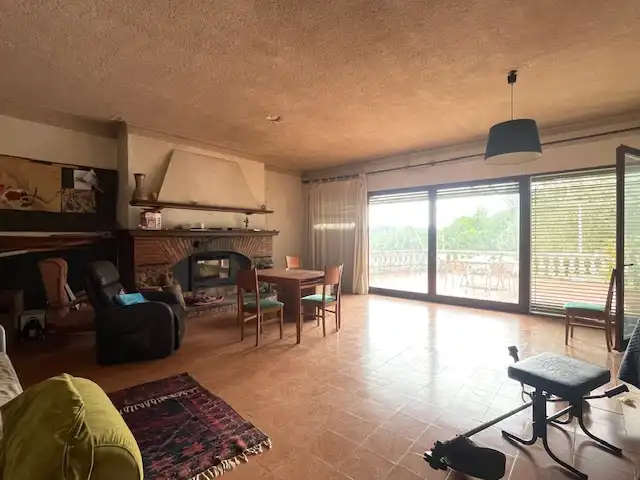 Wohnzimmer von Country house zum Verkauf in Viladecavalls mit Klimaanlage, Heizung und Privatgarten
