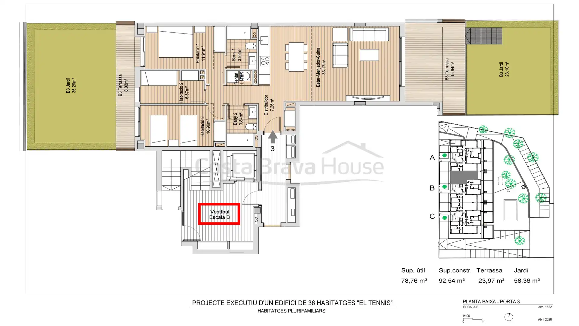 Appartement compact avec piscine à vendre à Carrer del Pirineu, imagen 16