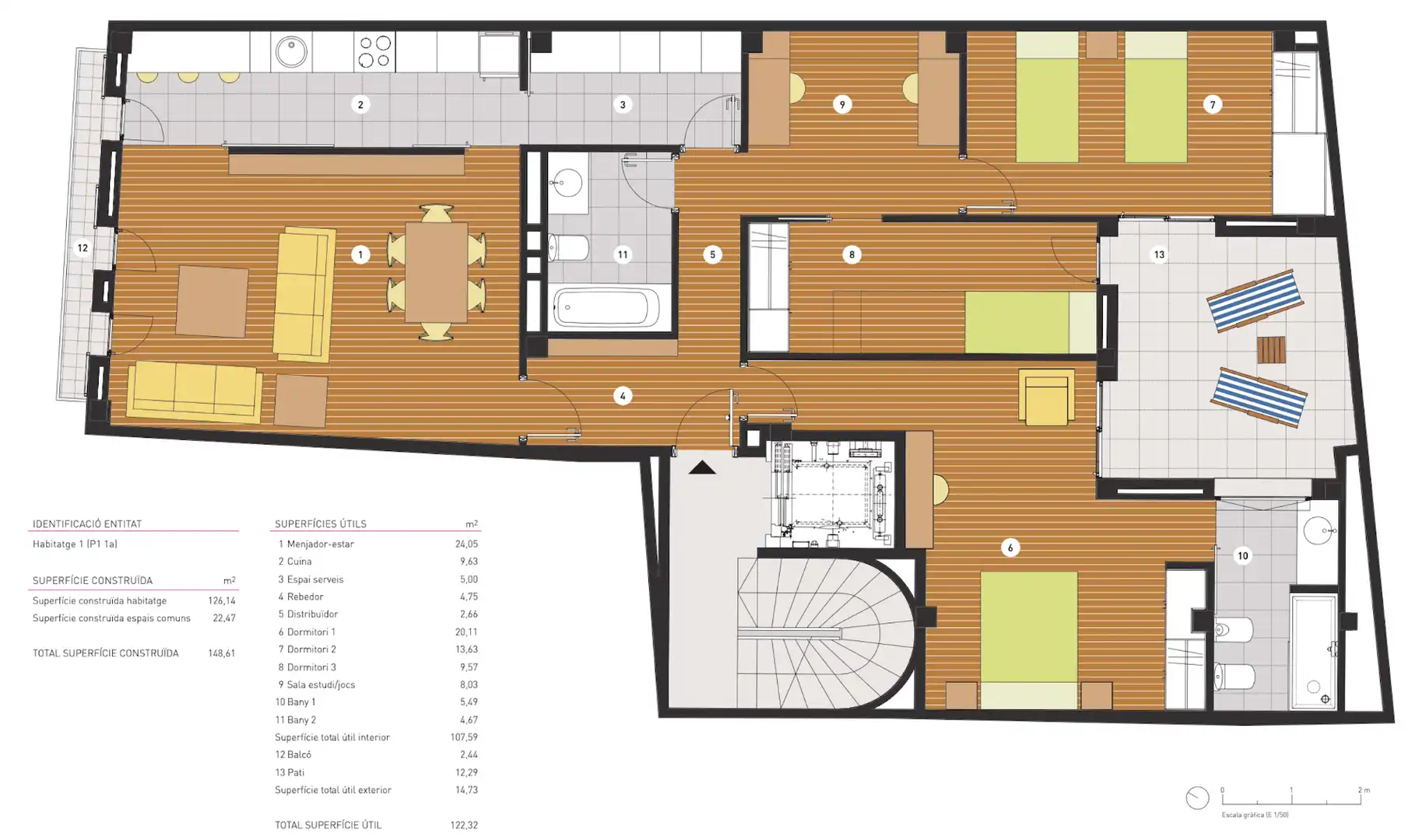 Flat with terrace for sale in Carrer de la Cort, imagen 13