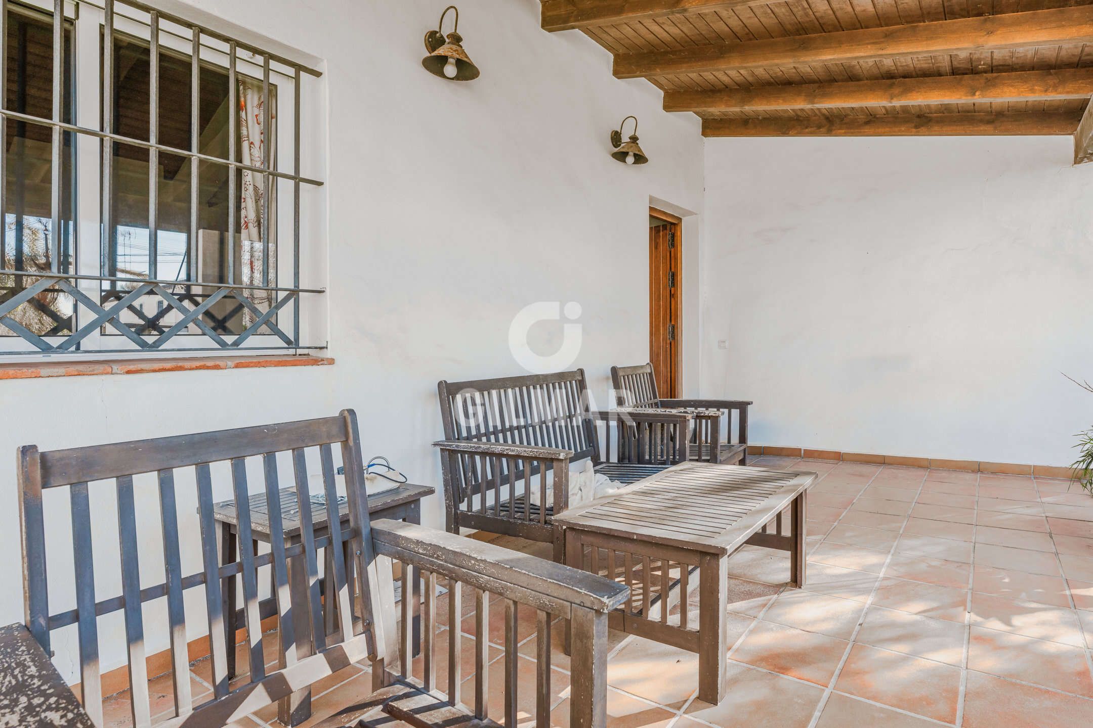 Terrasse von Haus oder Chalet zum Verkauf in Barbate mit Heizung, Privatgarten und Schwimmbad
