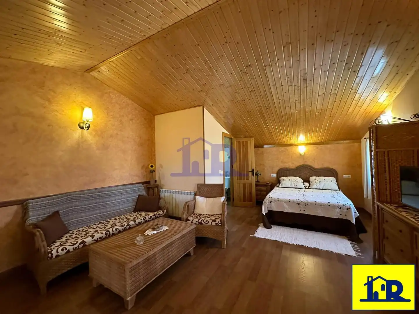 Bedroom of Houses for sale in Villar de Olalla  with Heating, Terrace and Storage room