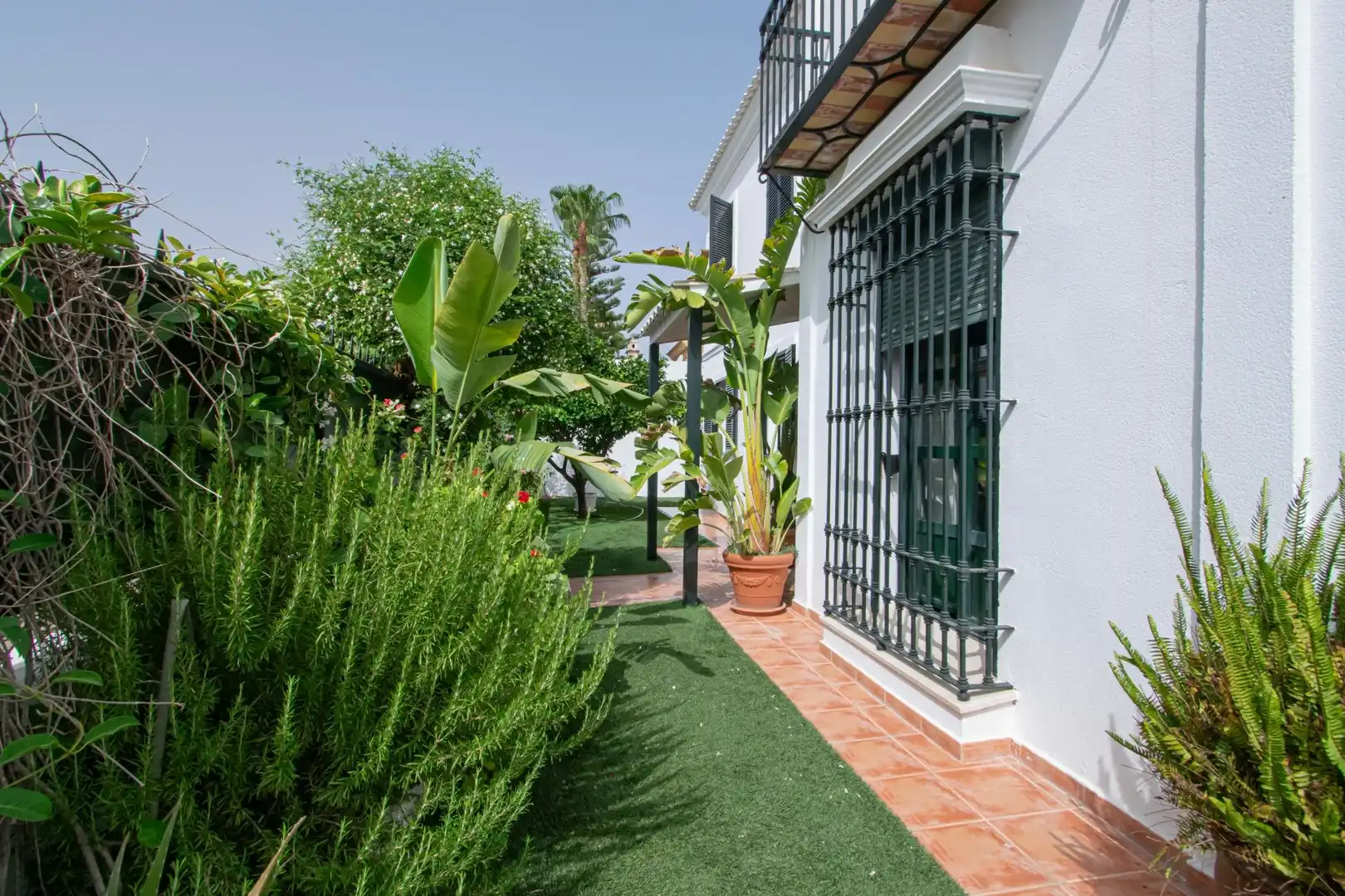 Jardí de Casa o xalet en venda en Burguillos amb Aire condicionat, Jardí privat i Terrassa