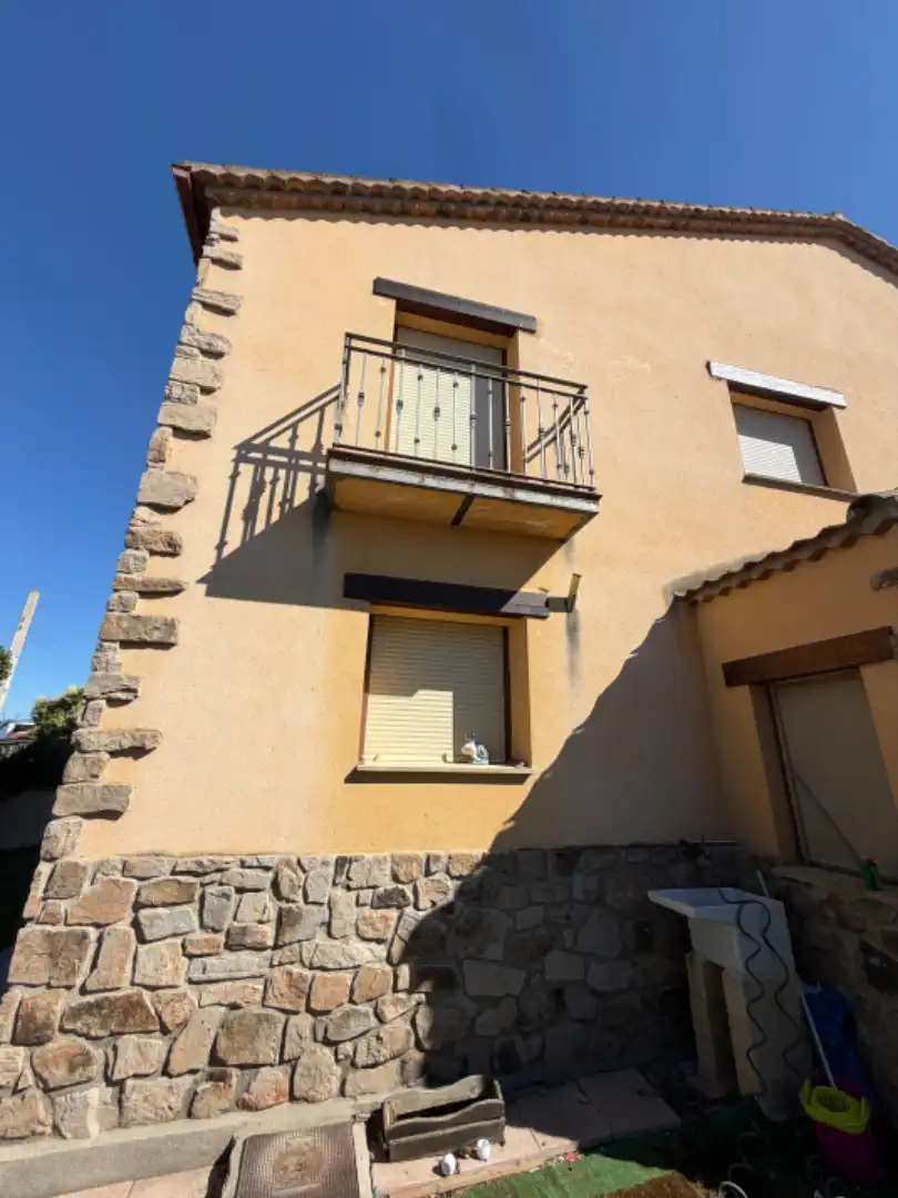 Terraza de Casa adosada en venta en Valverde del Majano con Calefacción, Jardín privado y Horno