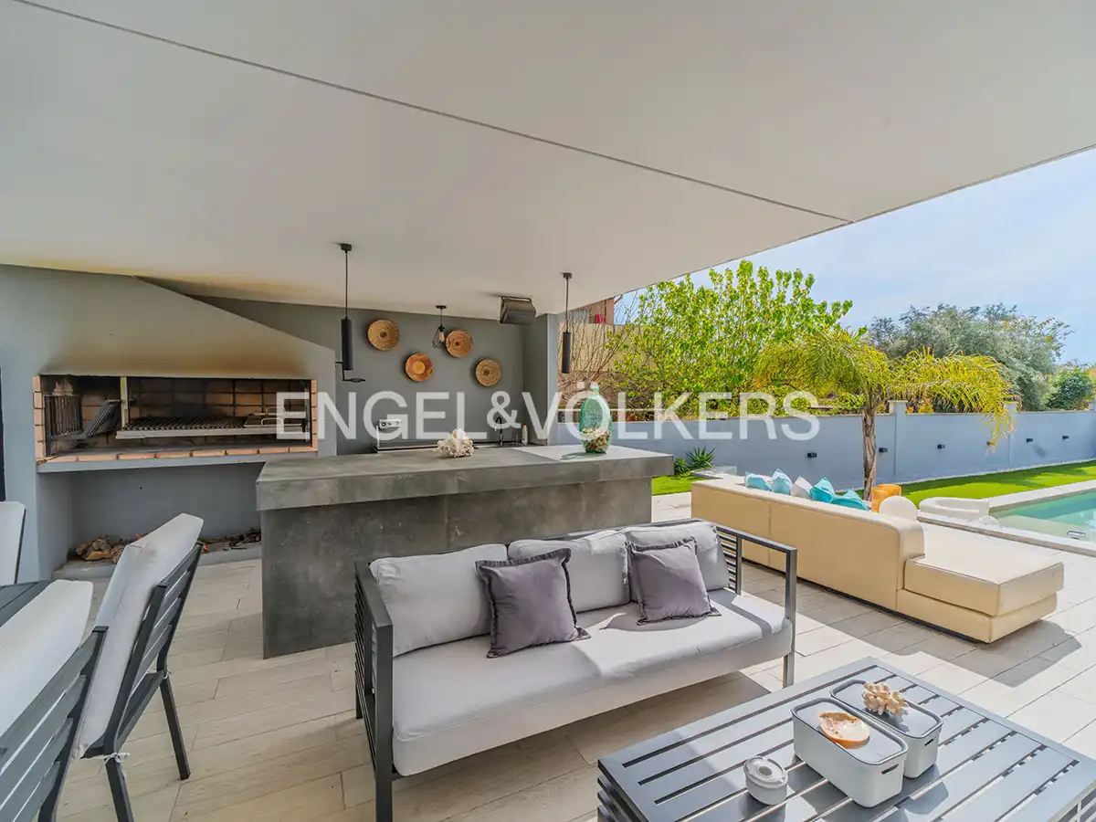 Terraza de Casa o chalet en venta en Mutxamel con Aire acondicionado, Calefacción y Jardín privado
