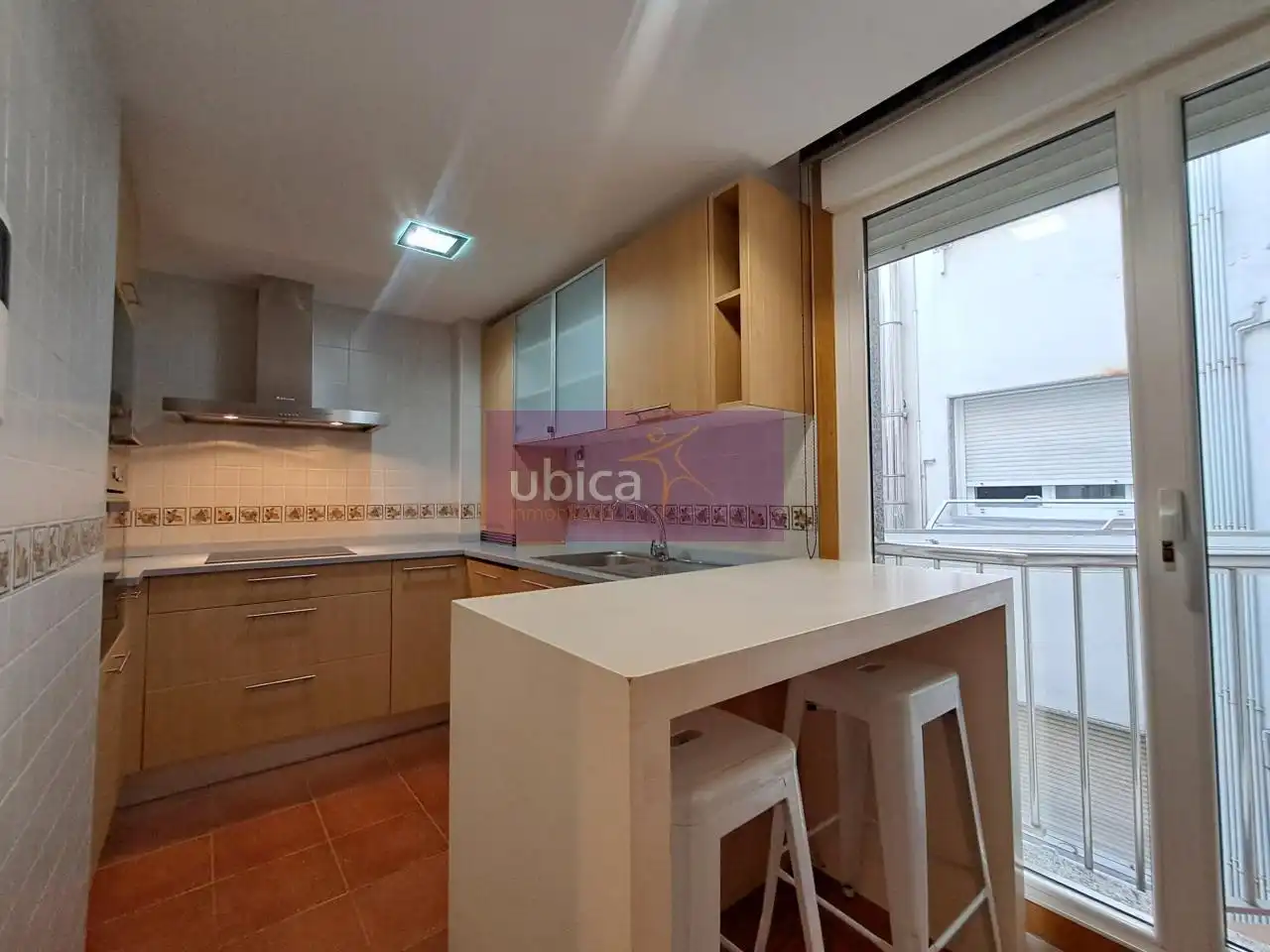 Cocina de Piso de alquiler en O Porriño   con Aire acondicionado, Calefacción y Terraza