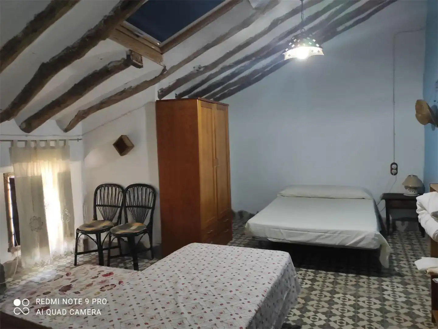 Schlafzimmer von Maisonette zur Miete in Férez mit Klimaanlage und Balkon