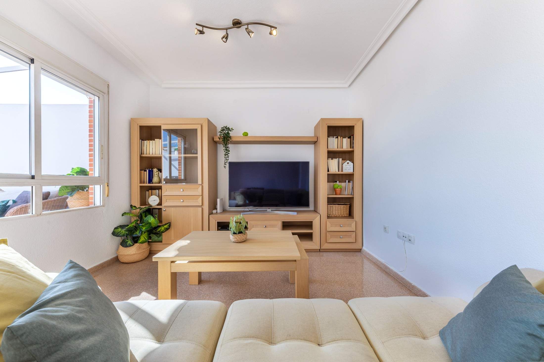Sala d'estar de Àtic en venda en Alicante / Alacant amb Aire condicionat i Terrassa