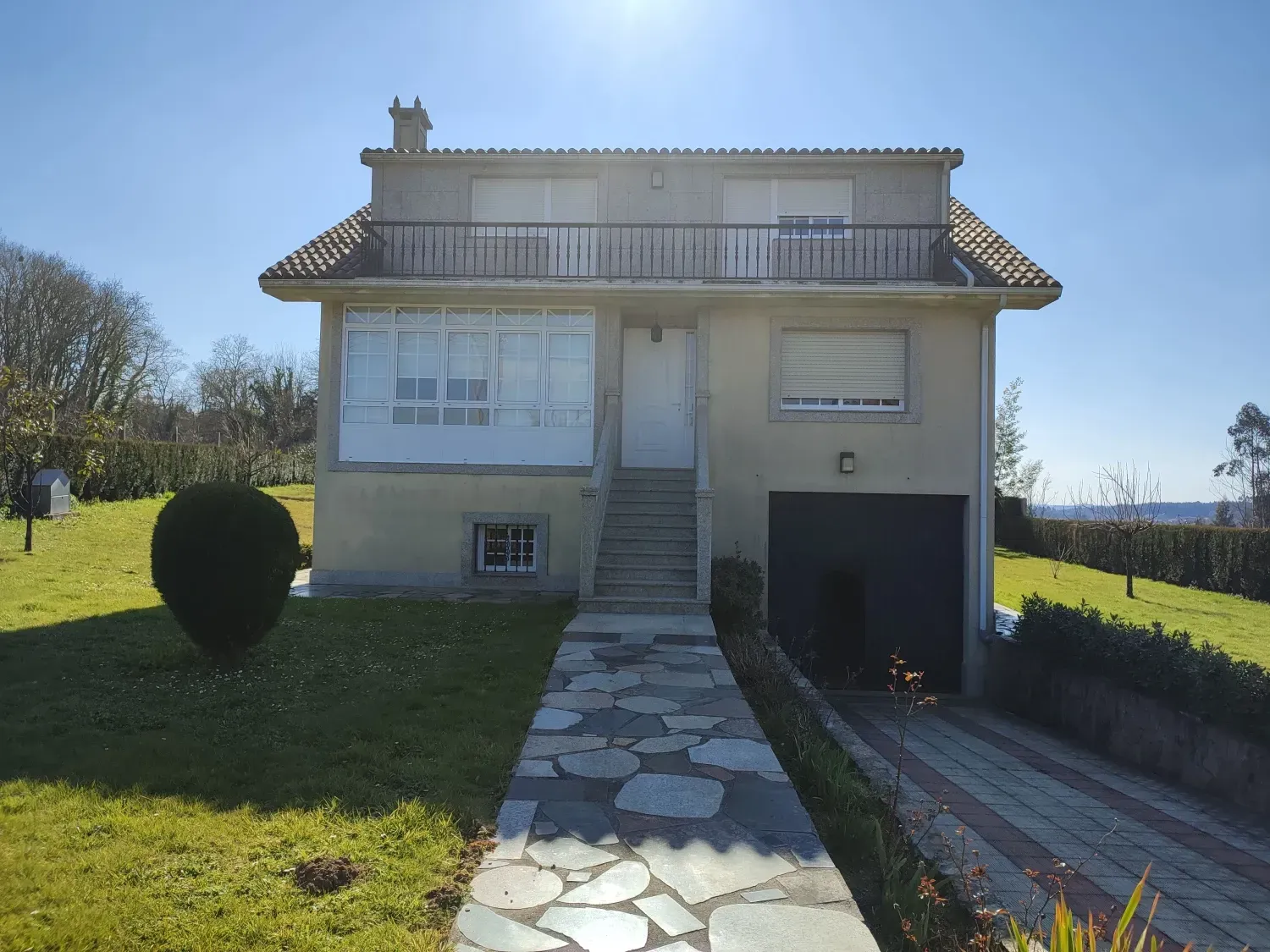 Exterior view of House or chalet for sale in Oroso  with Heating, Terrace and Storage room