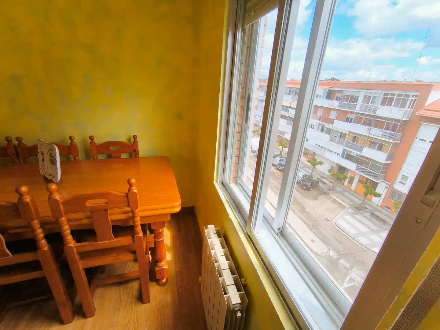 Balcony of Flat for sale in Palencia  with Heating, Parquet flooring and Terrace