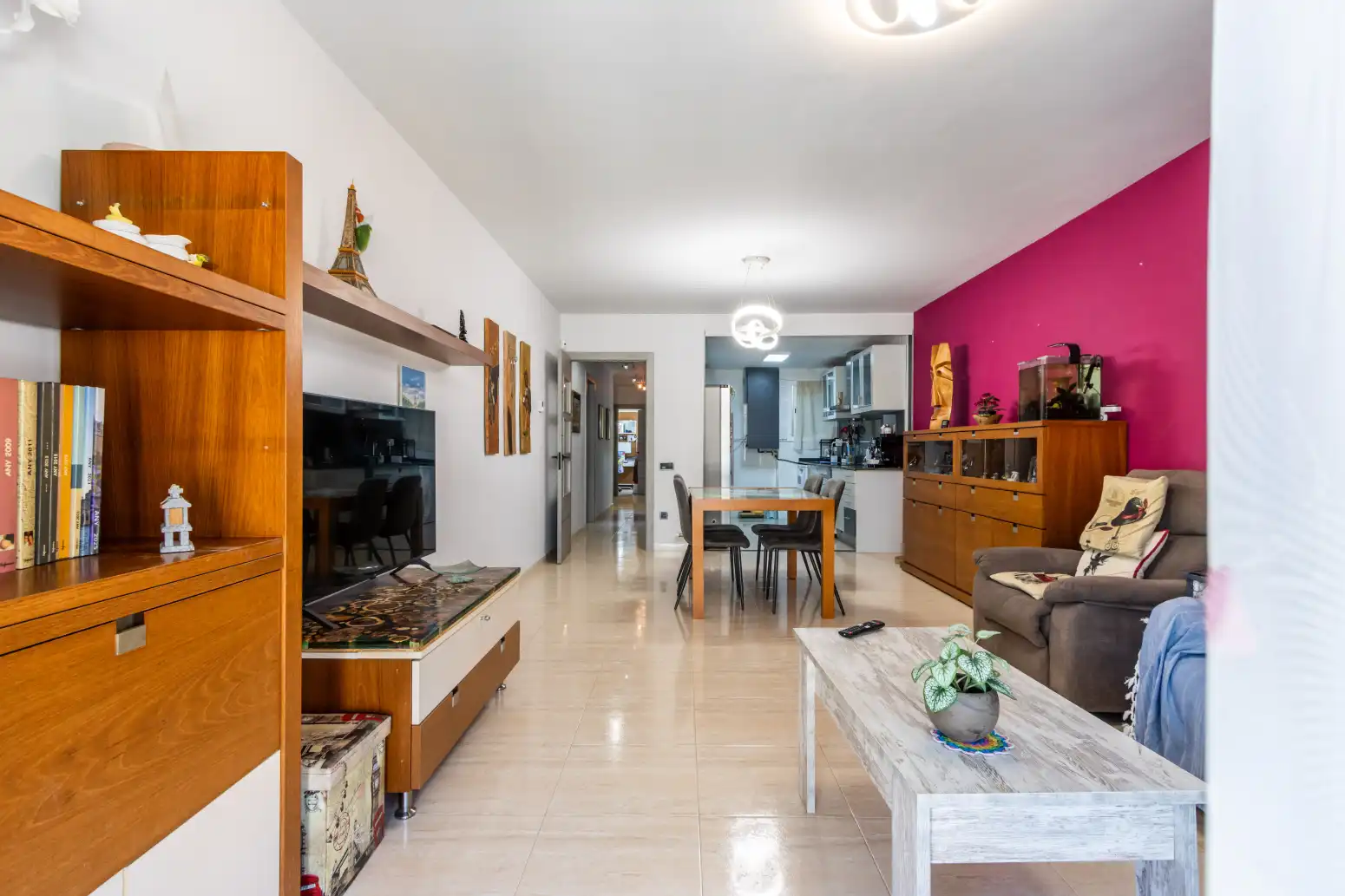 Living room of Flat for sale in Terrassa  with Air Conditioner, Heating and Parquet flooring