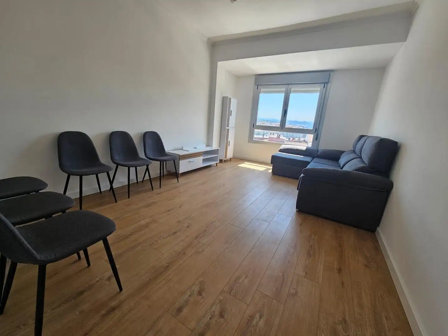 Living room of Flat for share in Ourense Capital   with Furnished and Balcony