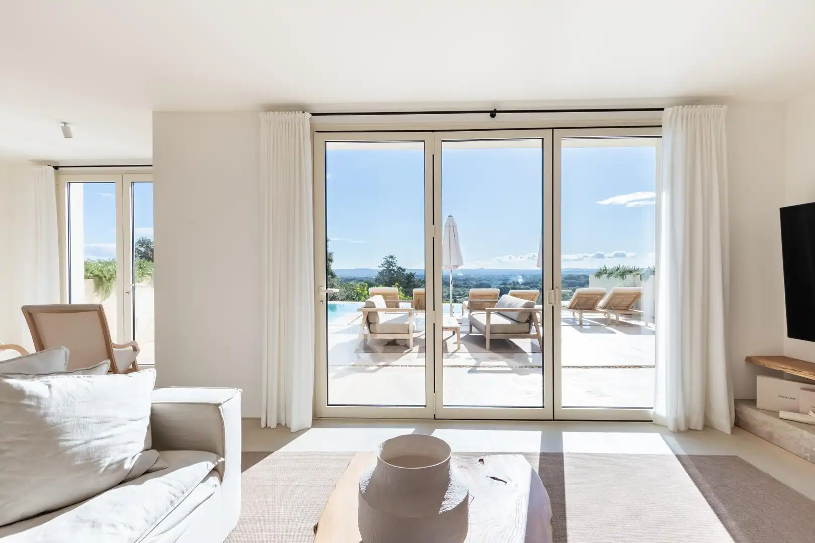 Sala de estar de Casa o chalet en venta en Búger con Aire acondicionado, Calefacción y Jardín privado
