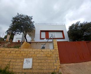 Exterior view of Country house for sale in Guillena  with Air Conditioner, Private garden and Swimming Pool