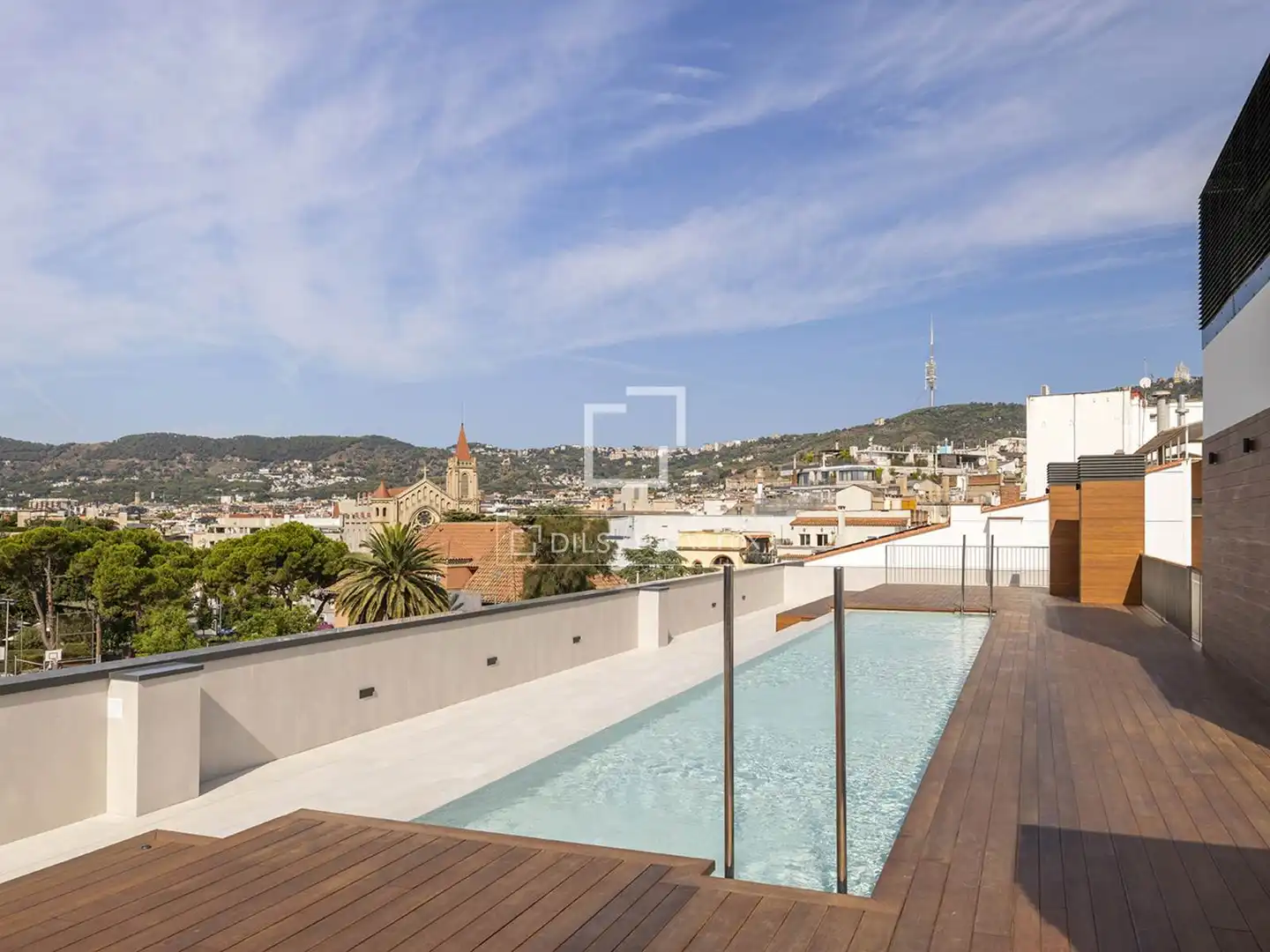 Terrasse von Wohnung zur Miete in Barcelona mit Klimaanlage, Terrasse und Möbliert