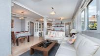 Living room of Attic for sale in  Madrid Capital  with Air Conditioner, Private garden and Terrace