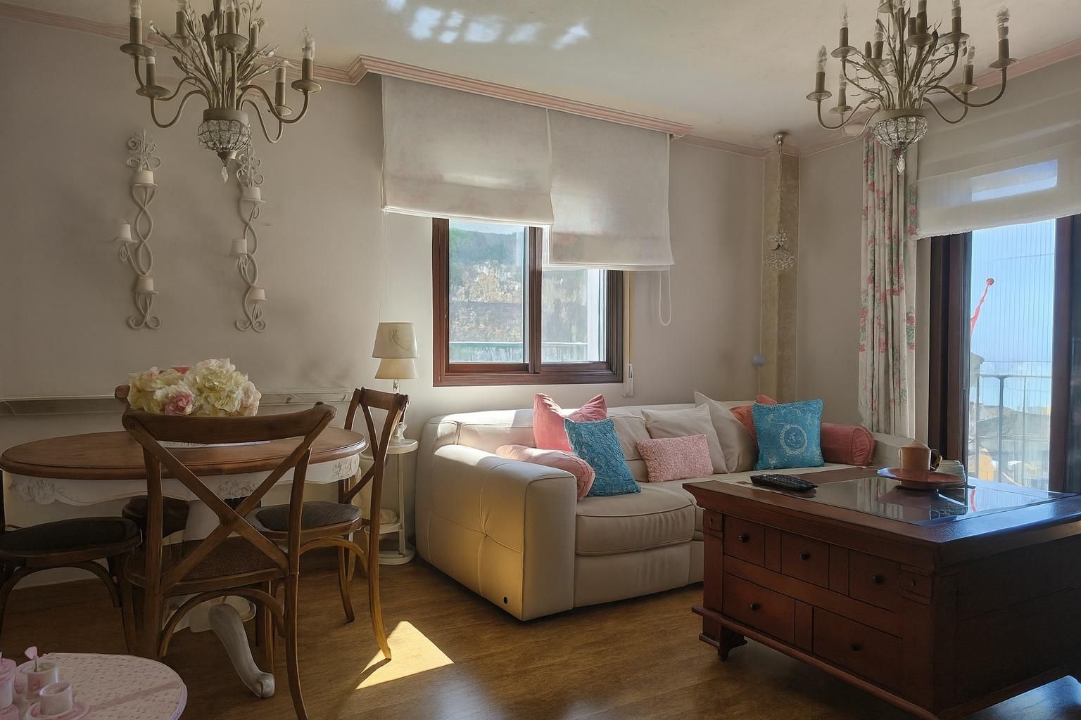 Living room of Flat for sale in Benalmádena  with Air Conditioner, Terrace and Storage room