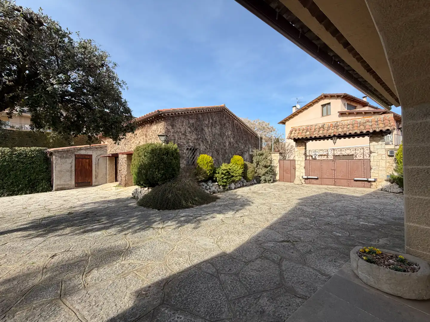 Vista exterior de Finca rústica en venta en Moià con Calefacción, Jardín privado y Parquet