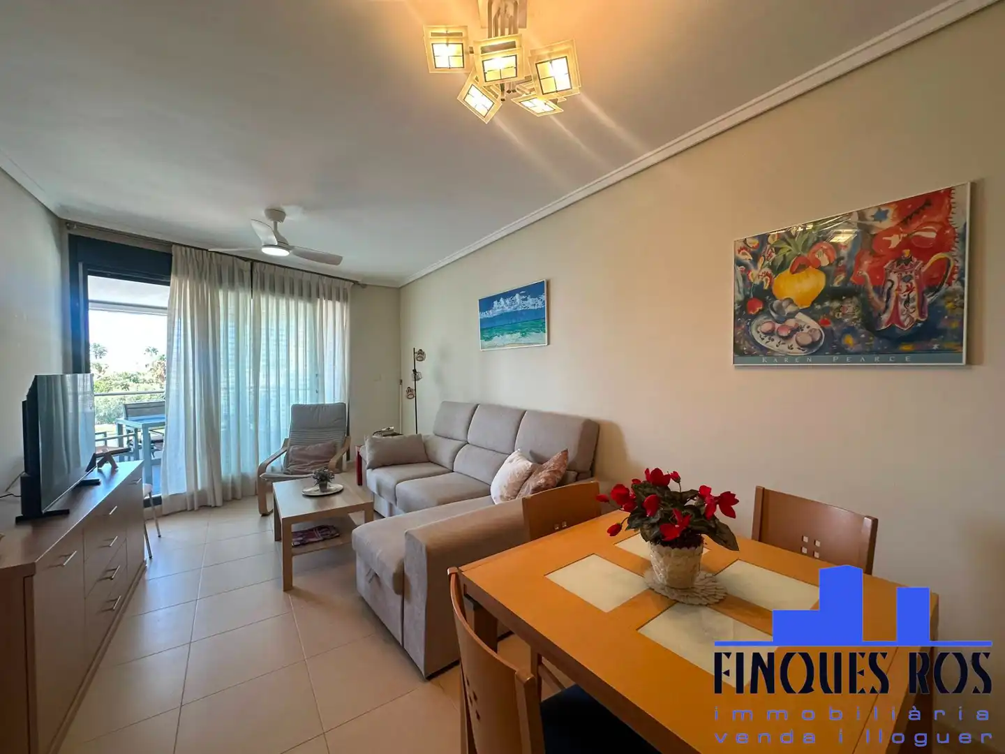 Sala d'estar de Apartament en venda en Vinaròs amb Aire condicionat, Calefacció i Terrassa