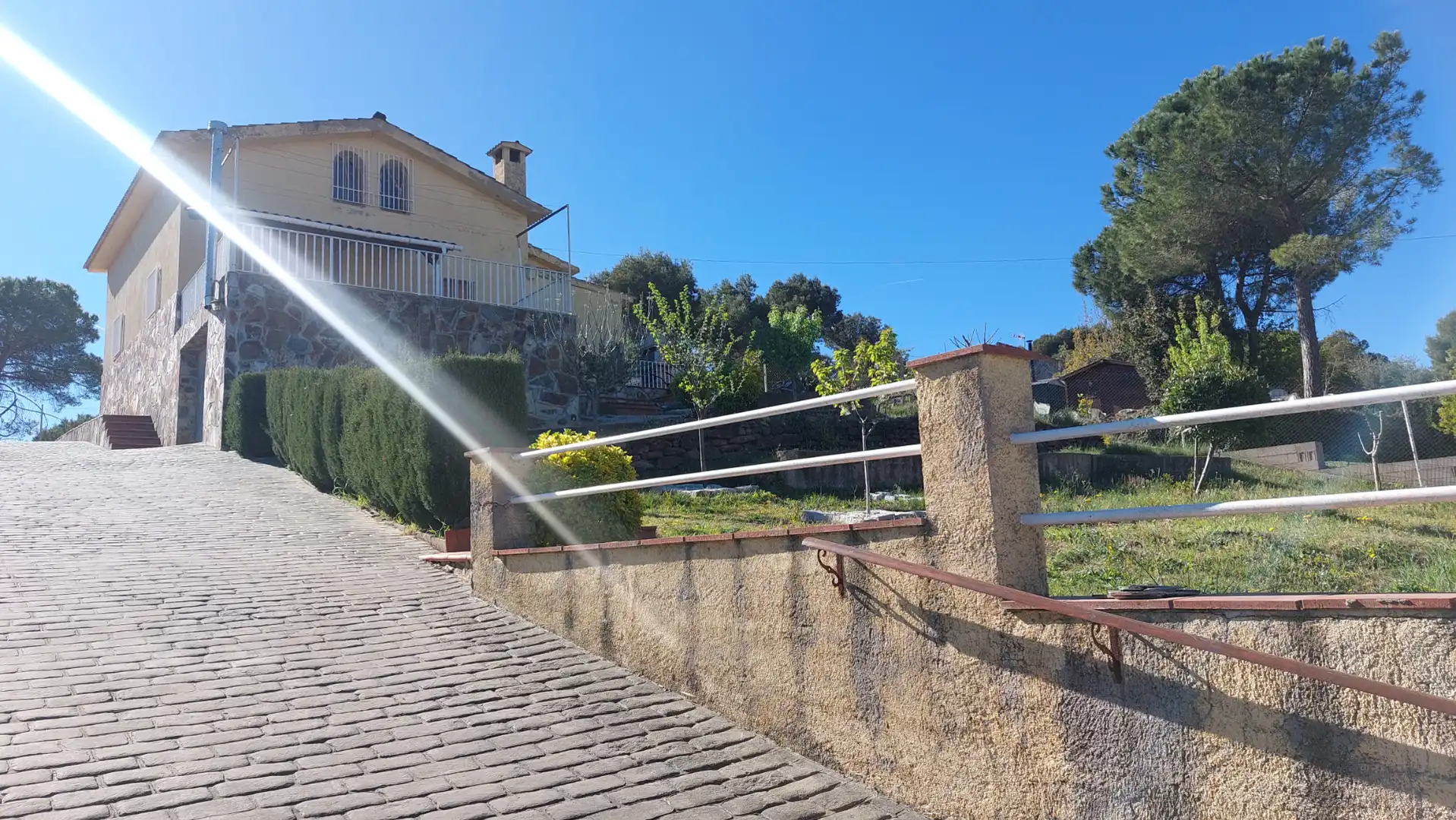 Vista exterior de Casa o xalet en venda en Sant Llorenç Savall amb Calefacció, Jardí privat i Terrassa