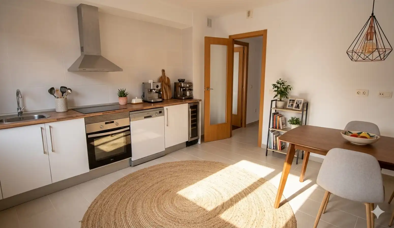 Kitchen of Flat for sale in Vegadeo  with Heating, Parquet flooring and Storage room
