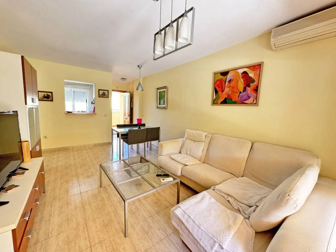 Living room of Flat for sale in Mijas  with Terrace and Community pool