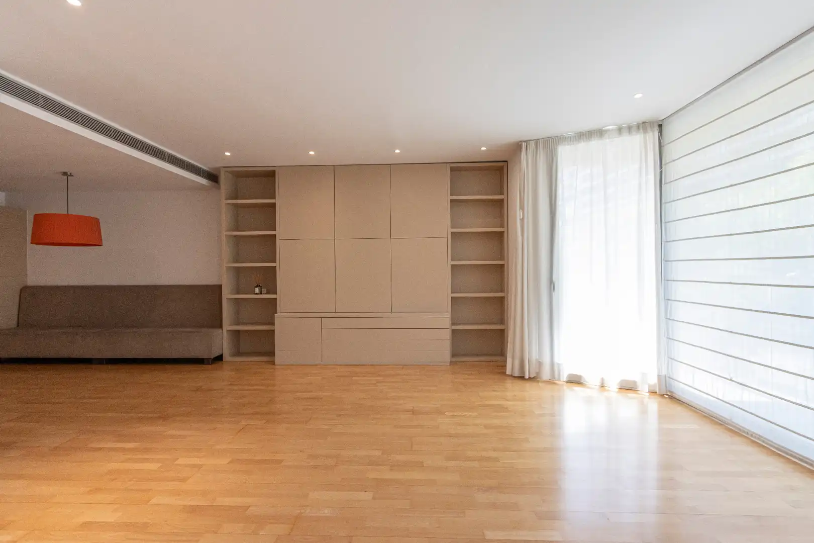 Wohnzimmer von Wohnung zum Verkauf in Barcelona mit Klimaanlage, Heizung und Parkett