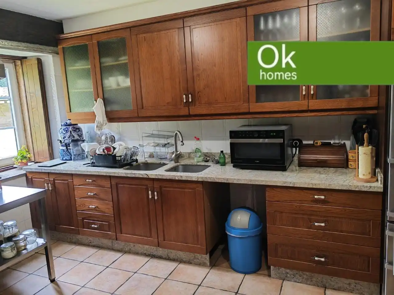 Küche von Country house zum Verkauf in Sobrado (A Coruña) mit Heizung, Privatgarten und Parkett