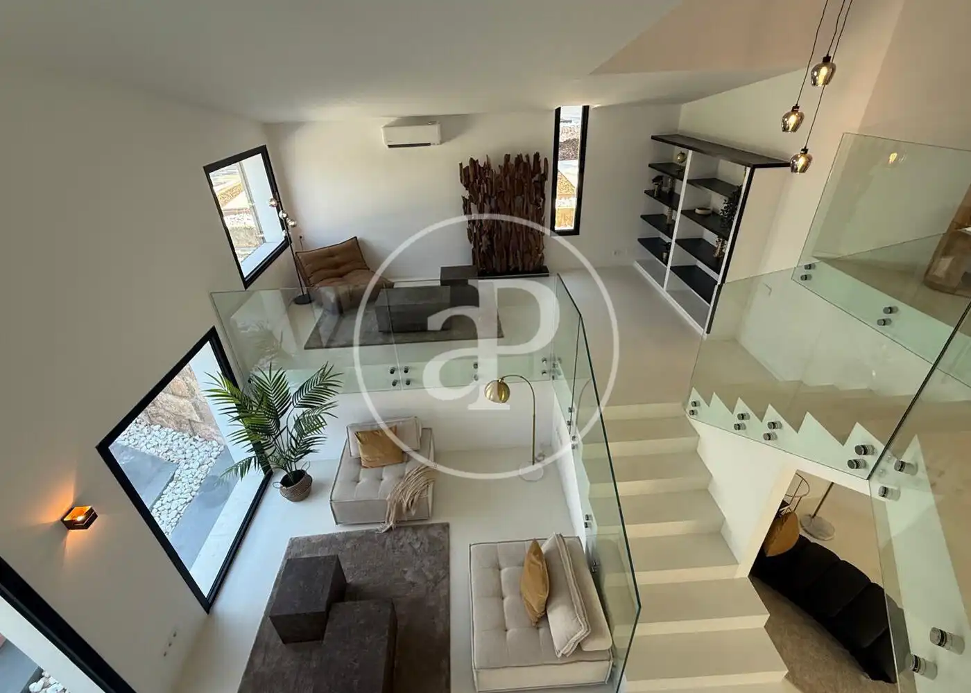 Sala de estar de Casa o chalet de alquiler en Calvià con Aire acondicionado, Calefacción y Jardín privado