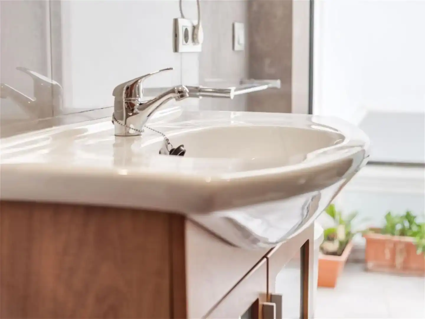 Badezimmer von Einfamilien-Reihenhaus zum Verkauf in Pollença mit Klimaanlage