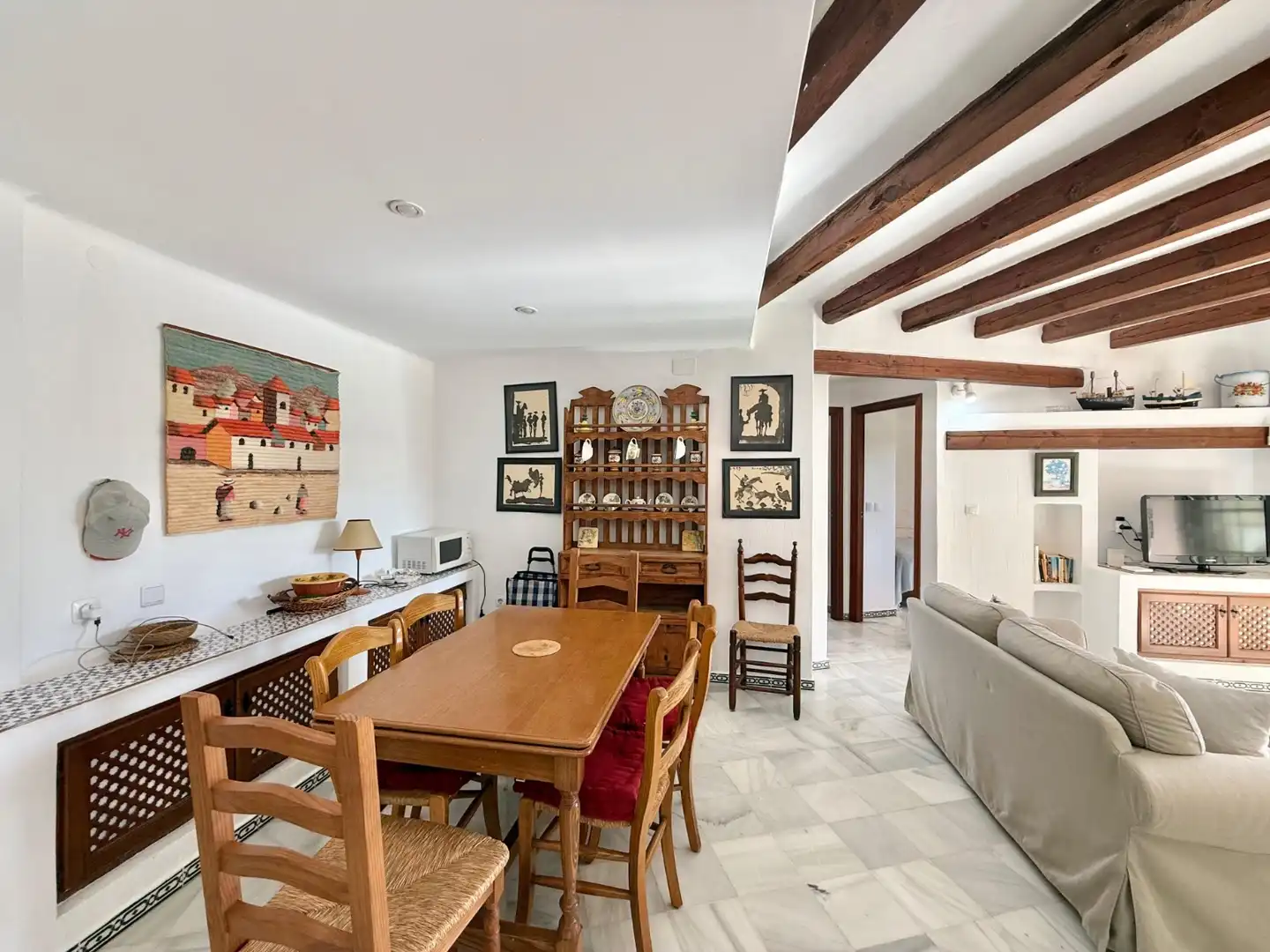 Dining room of Flat for rent in Torrevieja  with Air Conditioner, Heating and Swimming Pool