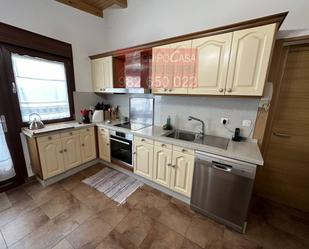 Kitchen of Single-family semi-detached for sale in Lugo Capital  with Heating, Private garden and Terrace