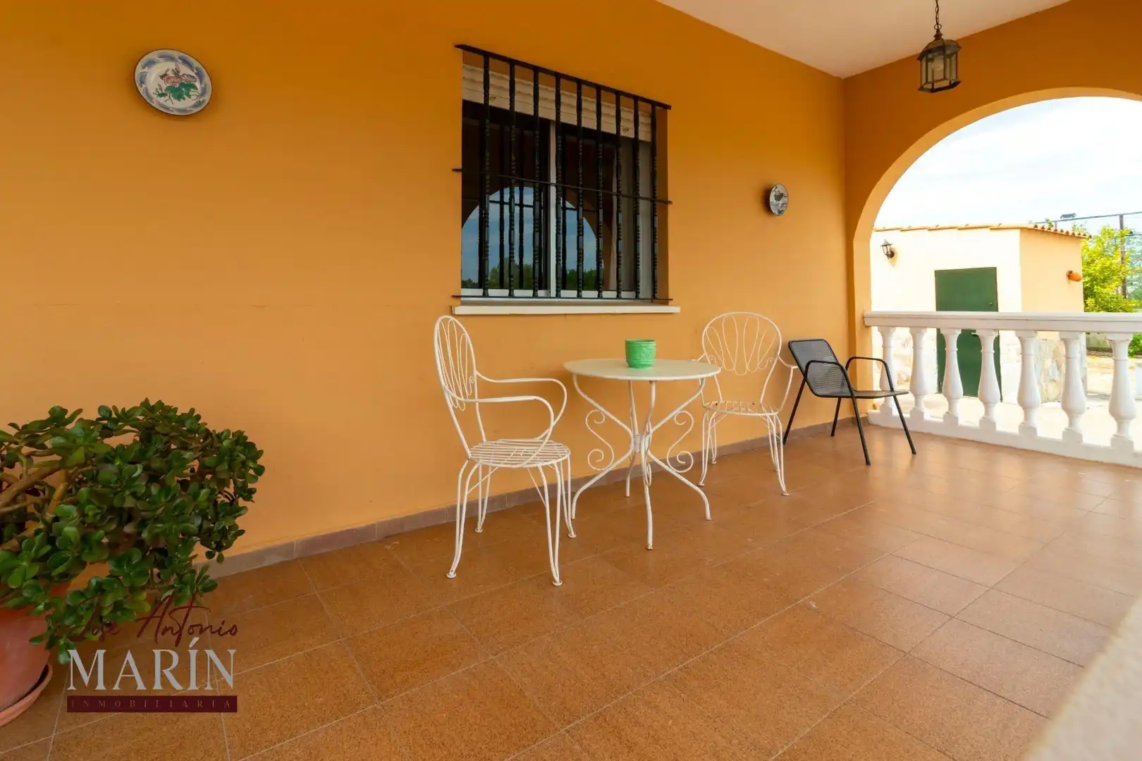Terraza de Casa o chalet en venta en Badajoz con Aire acondicionado, Jardín privado y Piscina