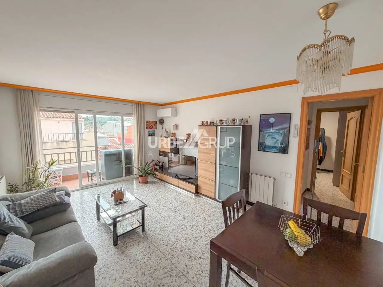 Sala de estar de Piso en venta en Terrassa con Aire acondicionado, Calefacción y Balcón