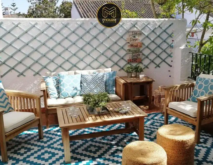 Terrasse von Wohnung zur Miete in Sotogrande mit Heizung und Terrasse