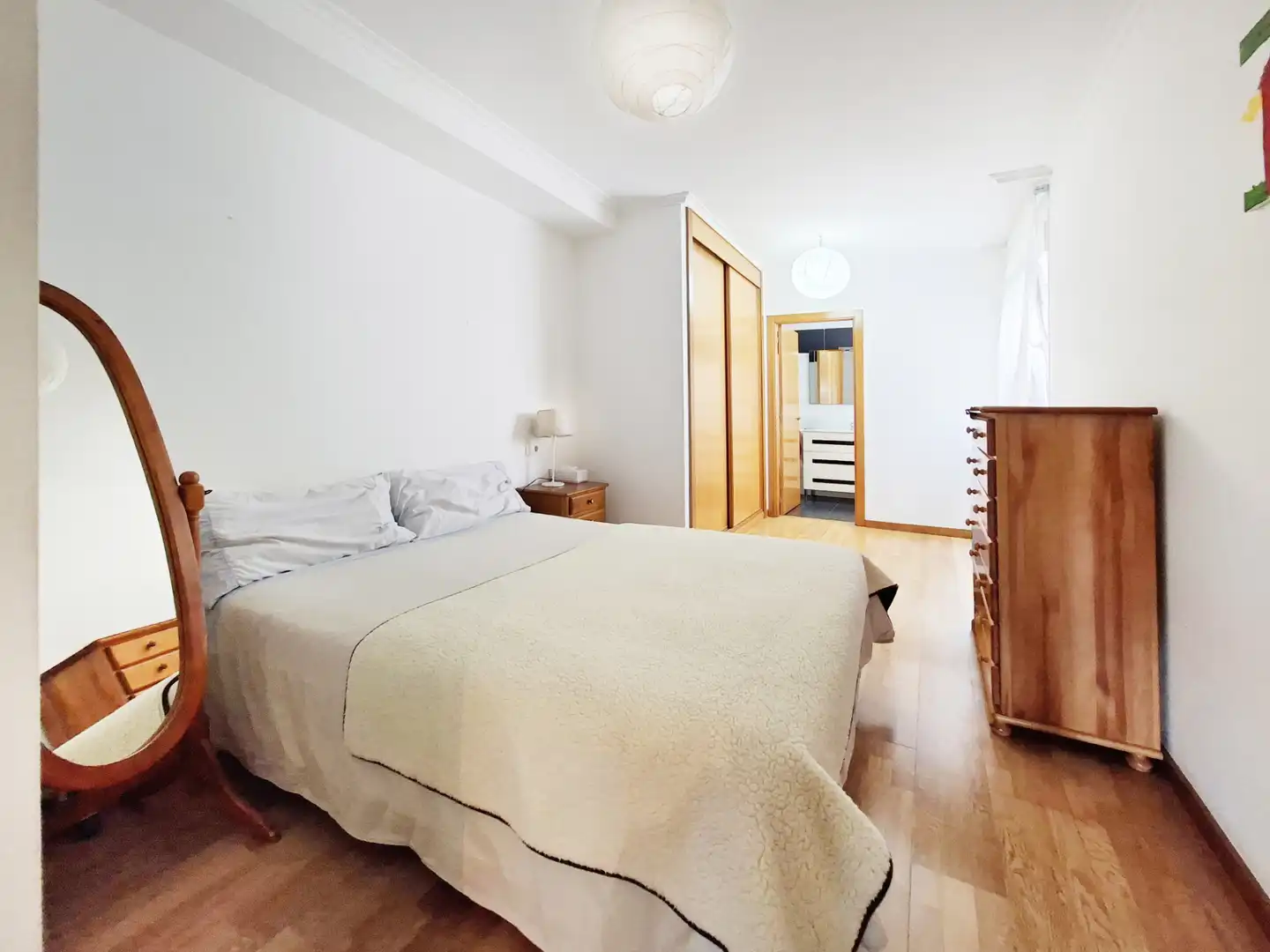 Bedroom of Flat for sale in Cambre   with Heating, Parquet flooring and Storage room