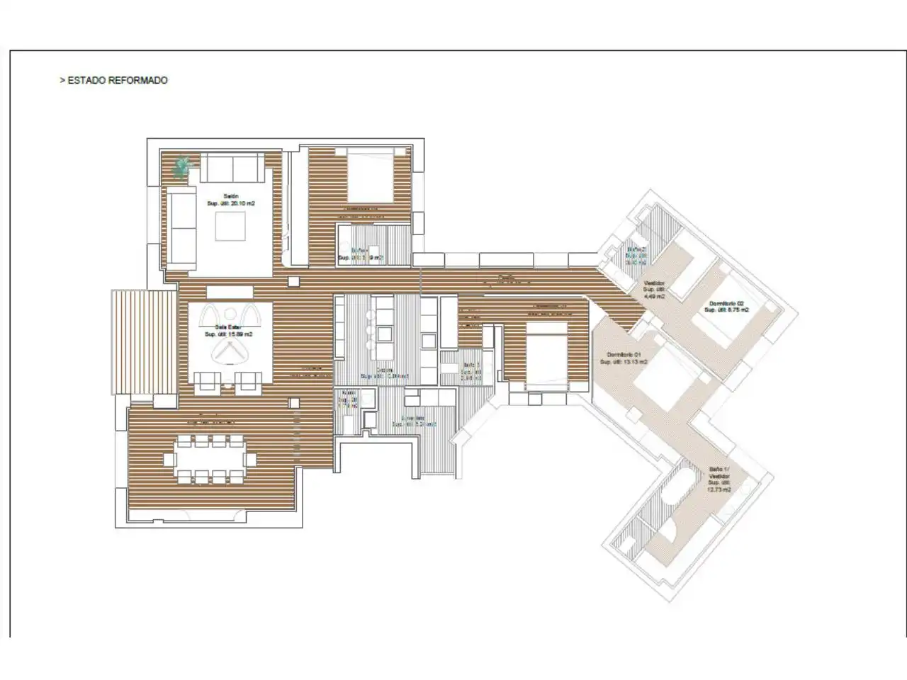 Wohnung zum Verkauf in Madrid mit Klimaanlage, Heizung und Terrasse
