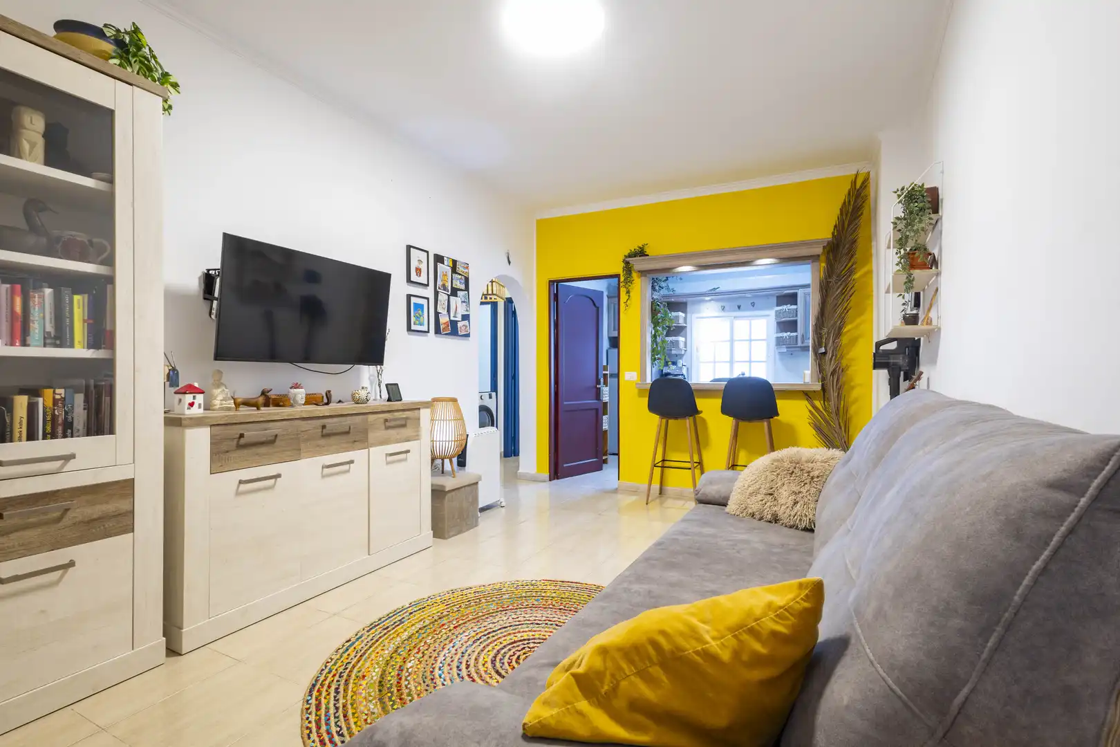 Sala de estar de Piso en venta en La Orotava con Calefacción y Amueblado