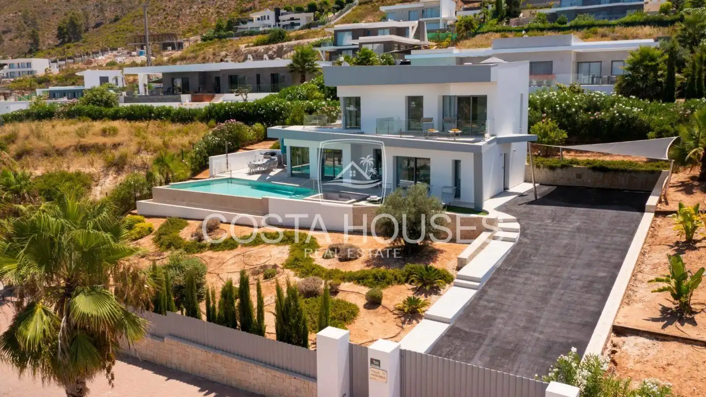 Exterior view of Houses for sale in Jávea / Xàbia  with Air Conditioner, Private garden and Terrace