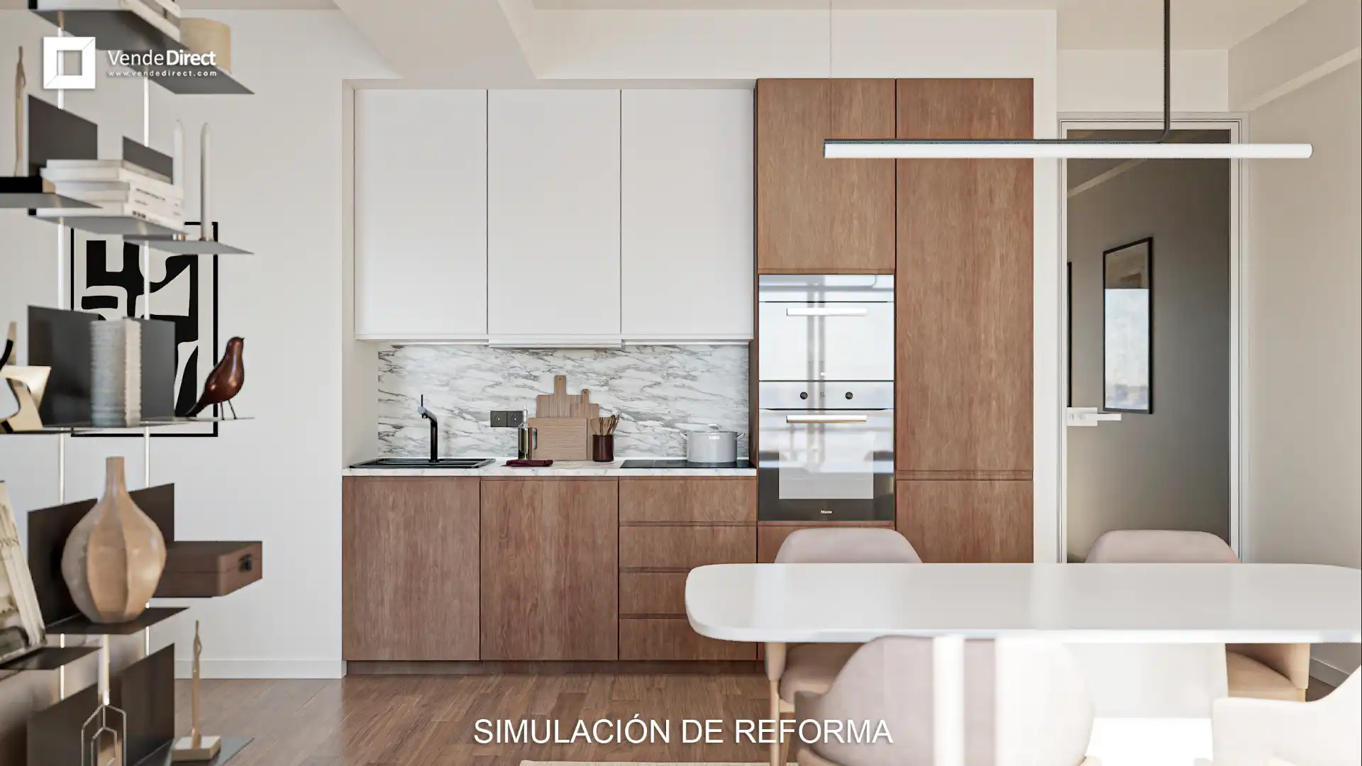Cocina de Piso en venta en Madrid con Aire acondicionado, Calefacción y Parquet