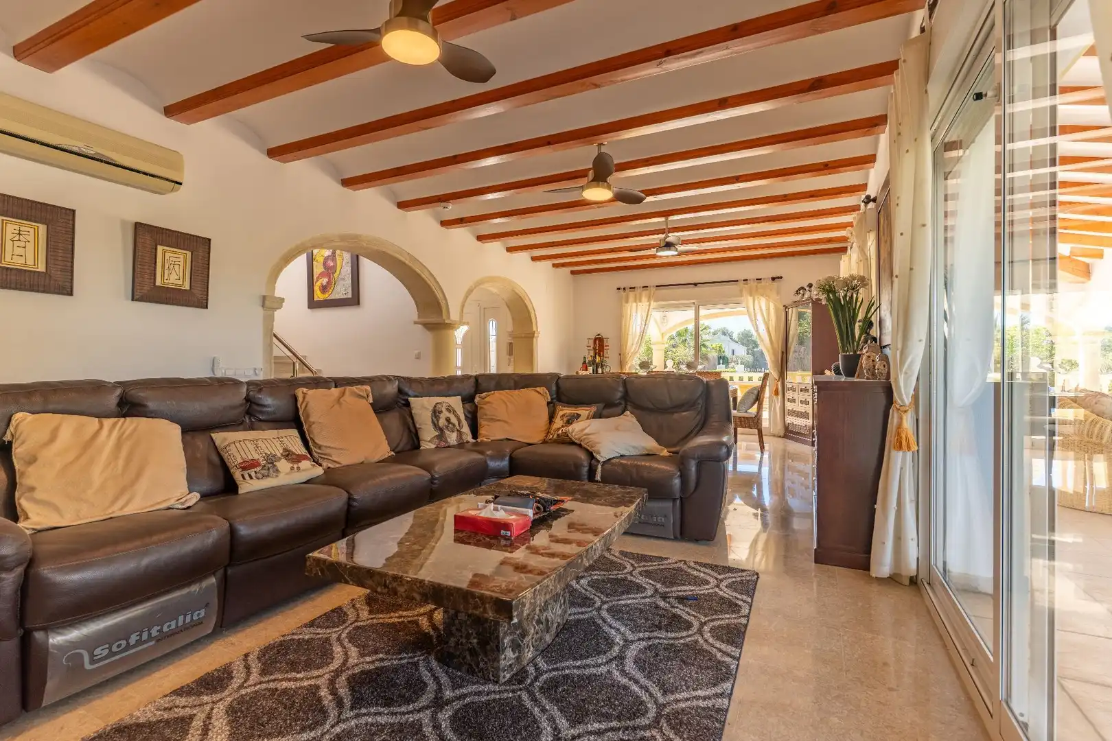 Living room of Houses for sale in Jávea / Xàbia  with Air Conditioner, Heating and Terrace