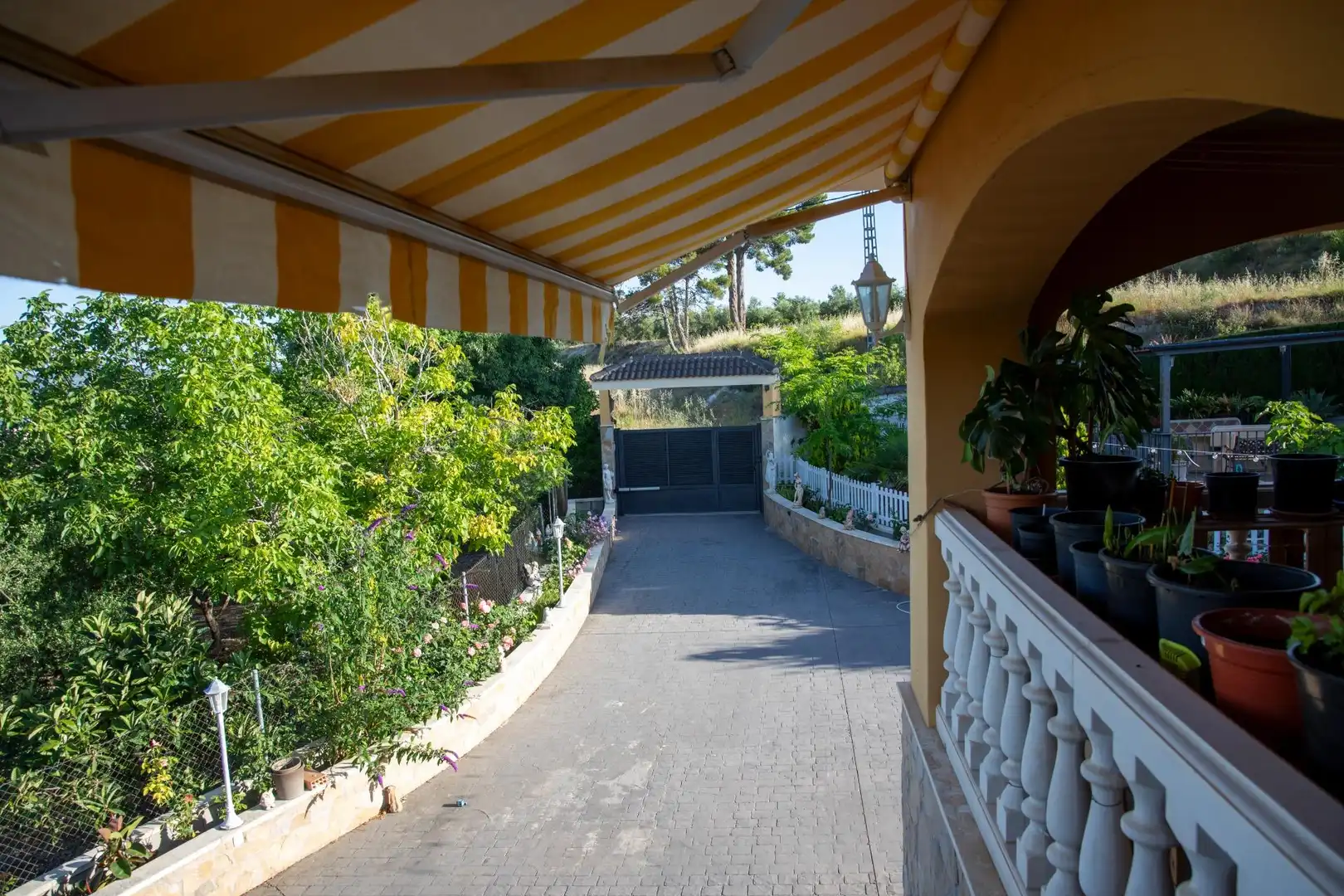 Terrassa de Casa o xalet en venda en Almudaina amb Aire condicionat, Piscina i Moblat