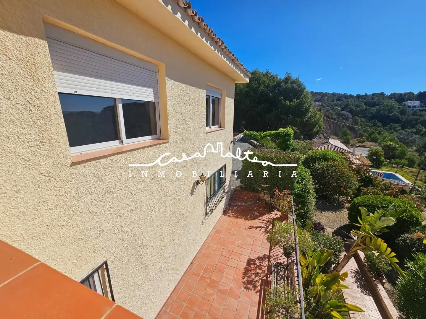 Vista exterior de Casa o chalet en venta en Altea con Aire acondicionado, Jardín privado y Terraza